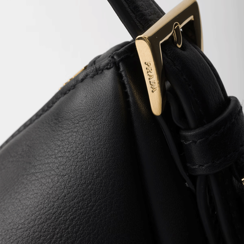 Prada Aimée large leather shoulder bag