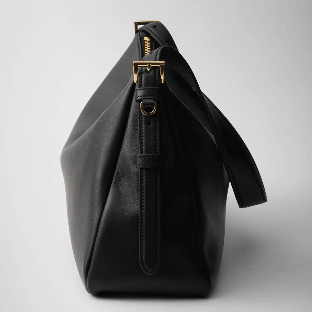 Prada Aimée large leather shoulder bag