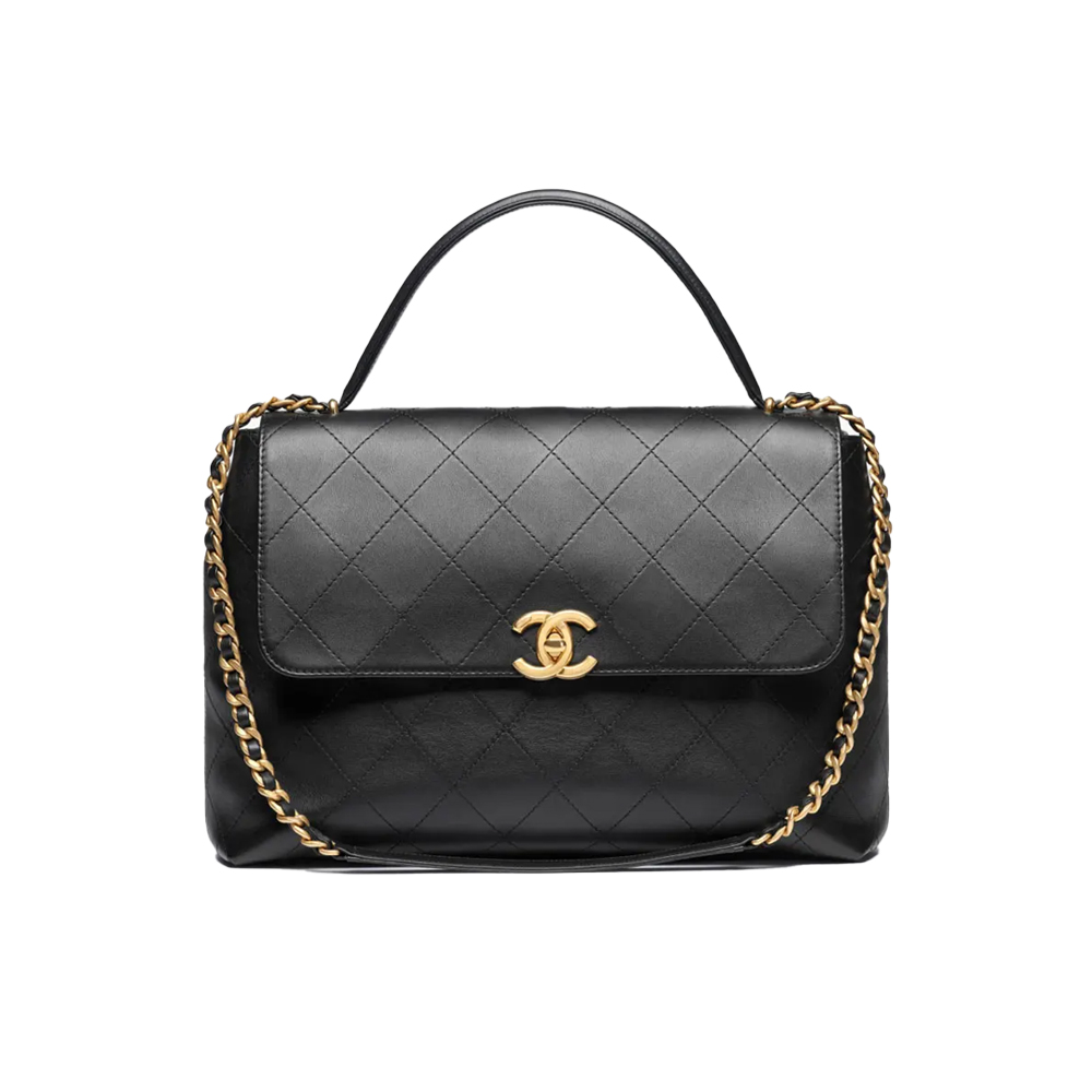 Chanel Maxi Flap Bag with Top Handle