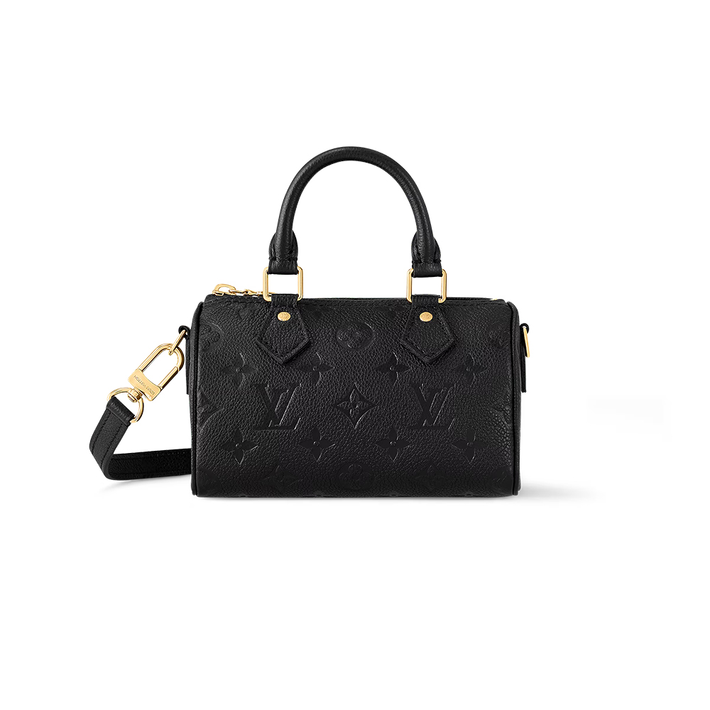 Louis Vuitton Nano Speedy Monogram Empreinte Leather