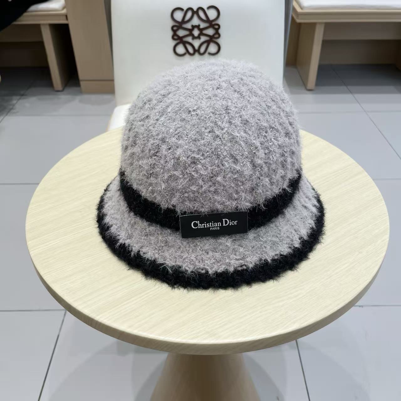 Dior knitted bucket hat