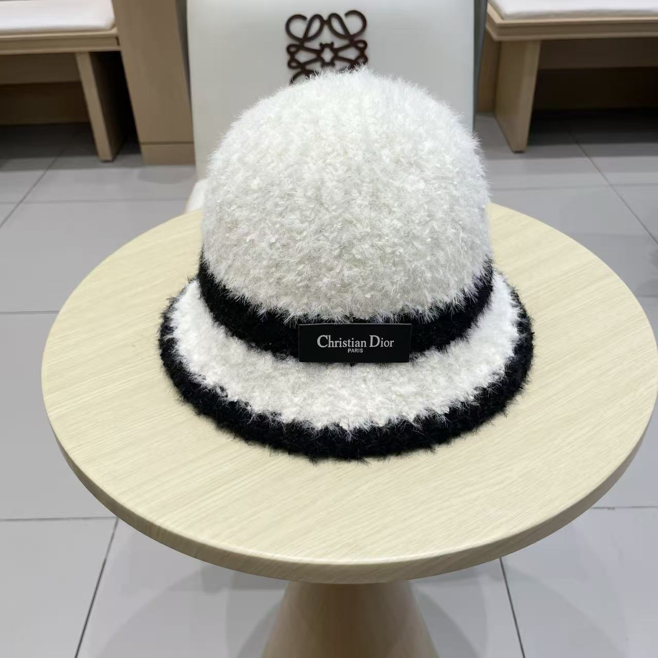 Dior knitted bucket hat