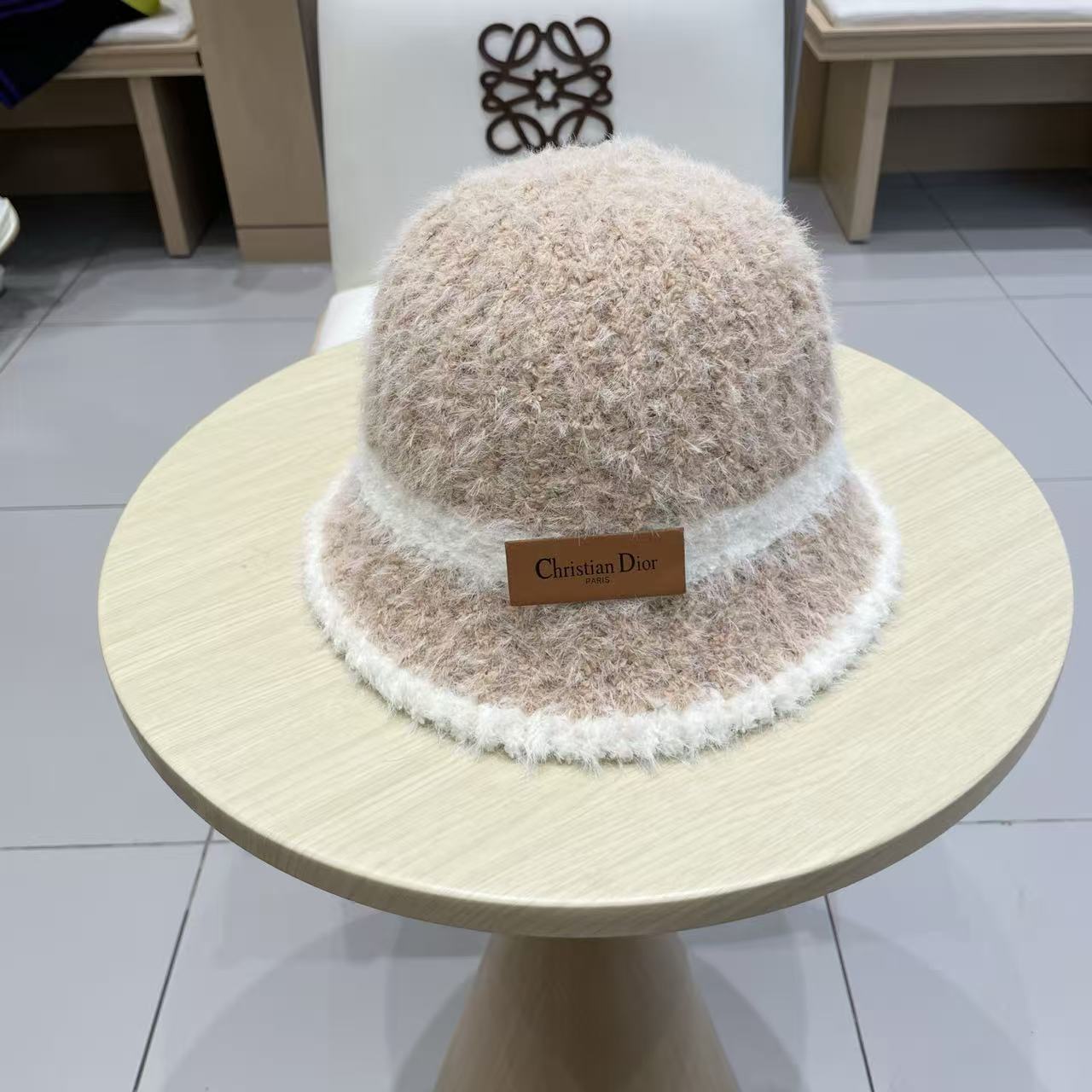 Dior knitted bucket hat