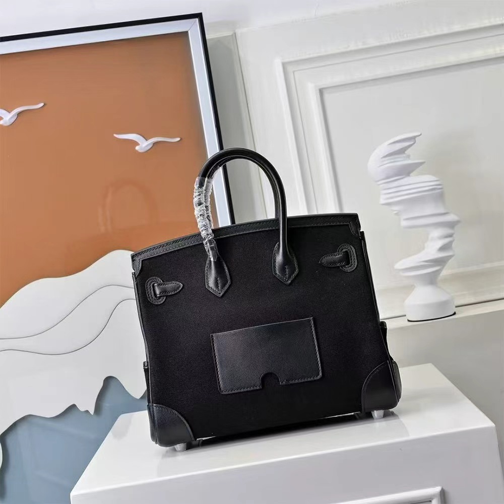 Hermès Birkin Cargo 25 Canvas Swift Bag Palladium Hardware