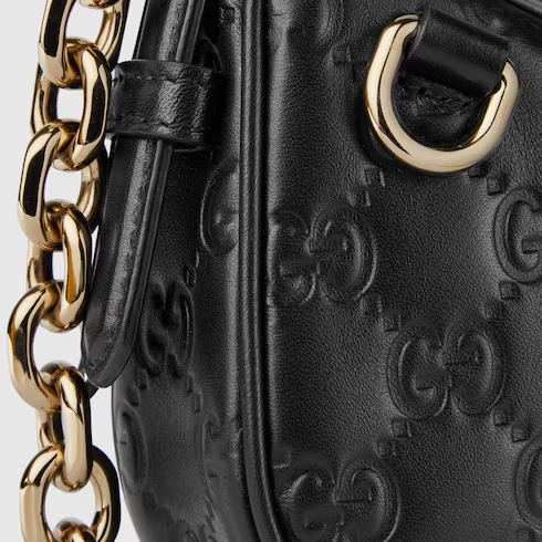 Gucci GG Emblem mini shoulder bag