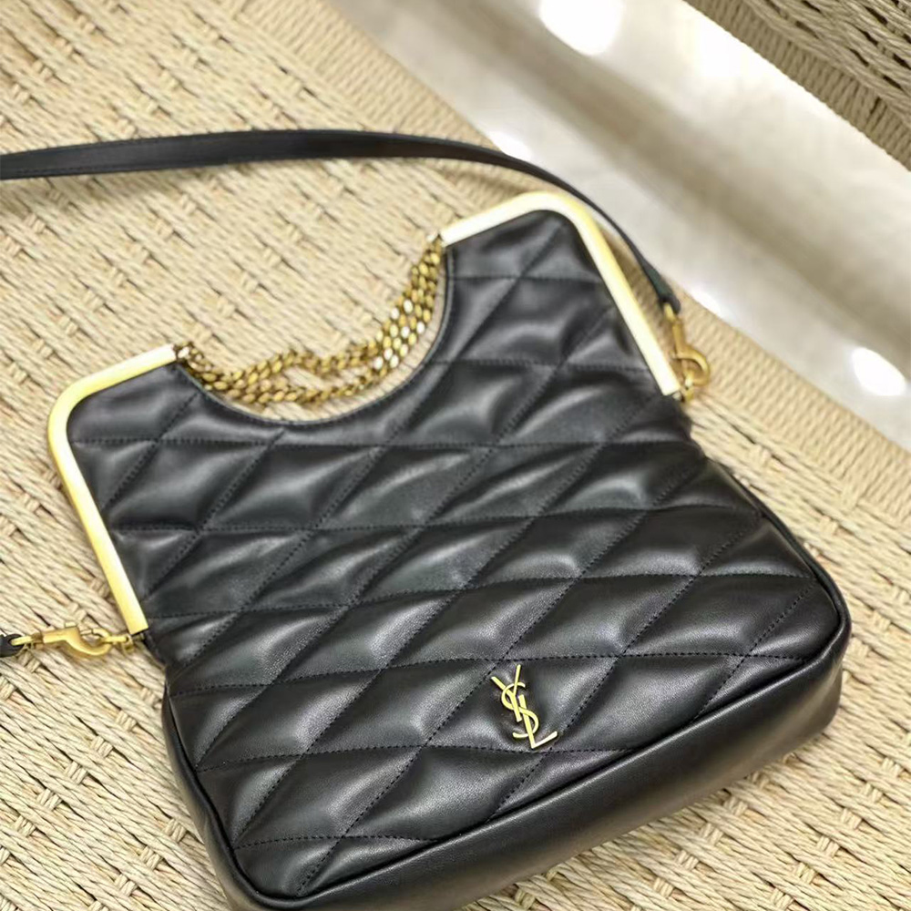 Saint Laurent 87 Sheepskin Metal Flap Bag