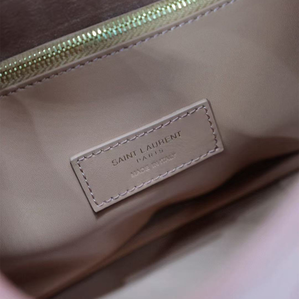 Saint Laurent LE 5 À 7 supple small in suede