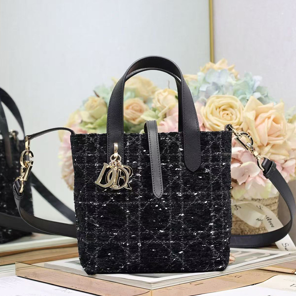 Dior Small Dior Toujours Vertical Tote Bag