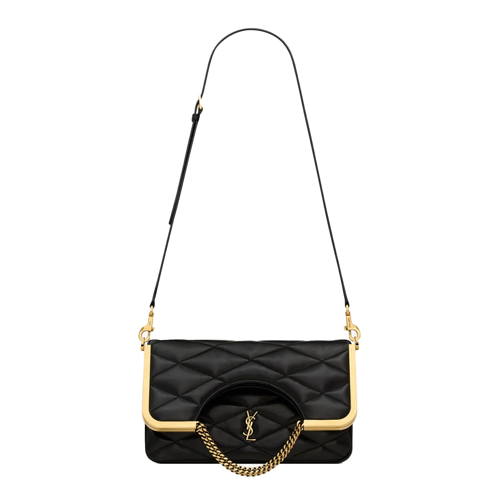 Saint Laurent 87 Sheepskin Metal Flap Bag