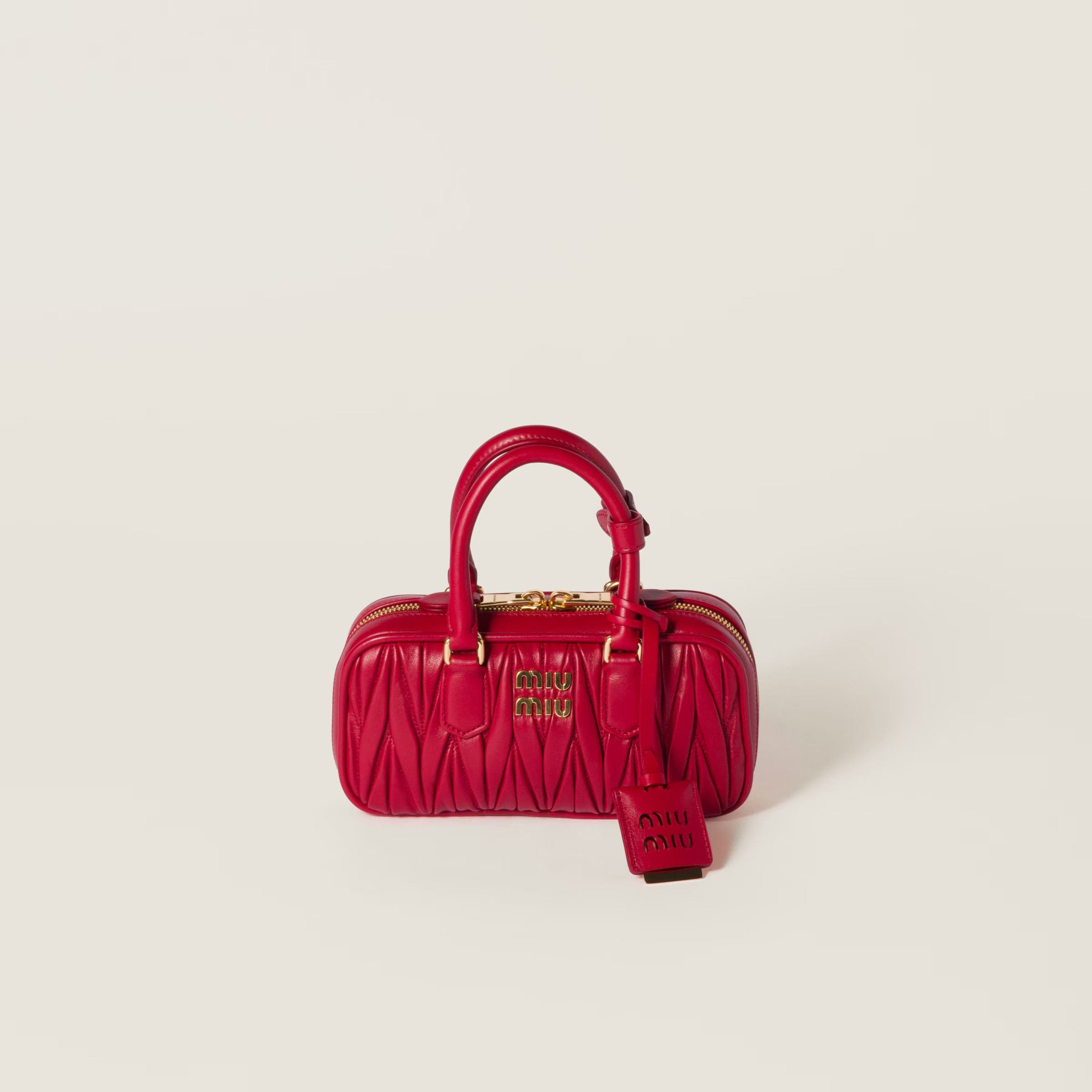 Miu Miu Arcadie matelassé nappa leather mini-bag