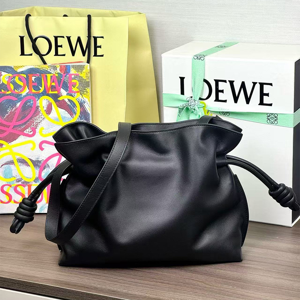 Loewe x Albers Medium Flamenco clutch in nappa calfskin