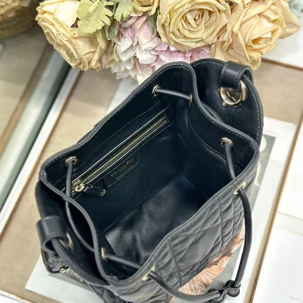 Dior Small D-Motion Bag in Lambskin Cannage