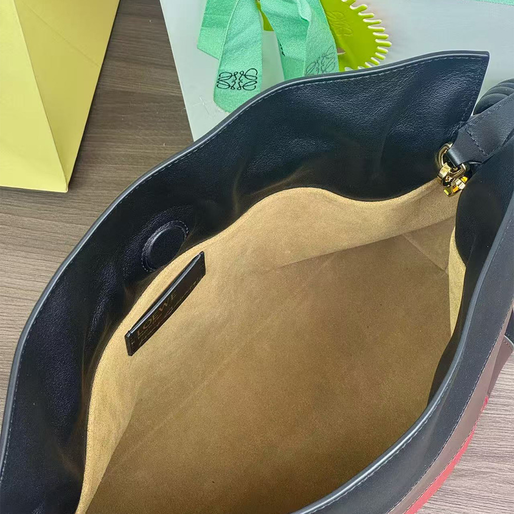 Loewe x Albers Medium Flamenco clutch in nappa calfskin