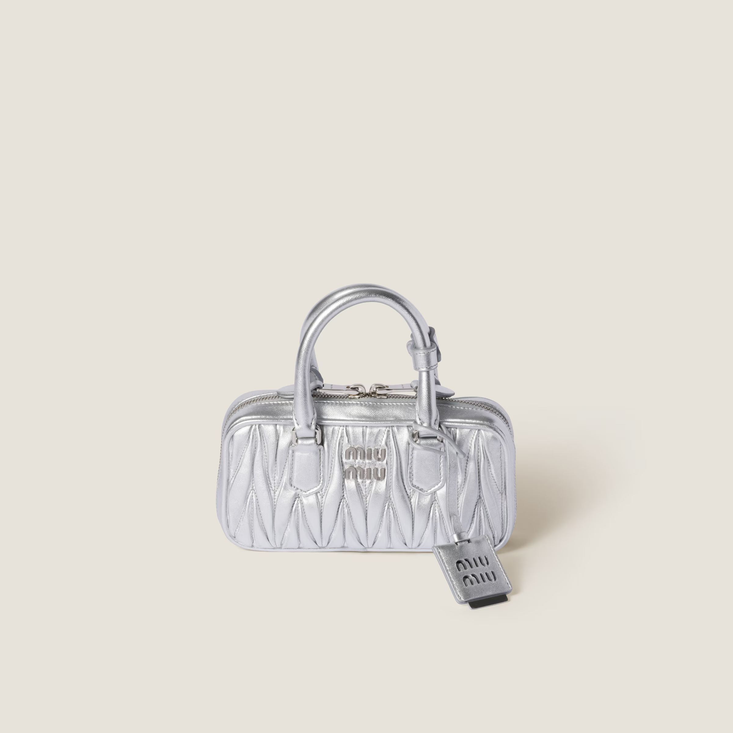 Miu Miu Arcadie matelassé nappa leather mini-bag