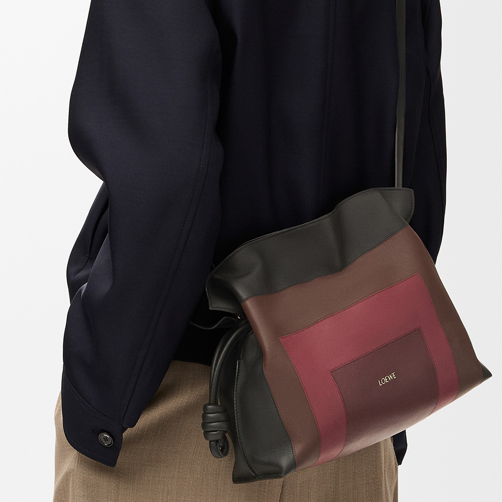 Loewe x Albers Medium Flamenco clutch in nappa calfskin