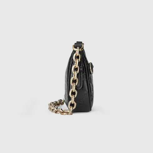 Gucci GG Emblem mini shoulder bag