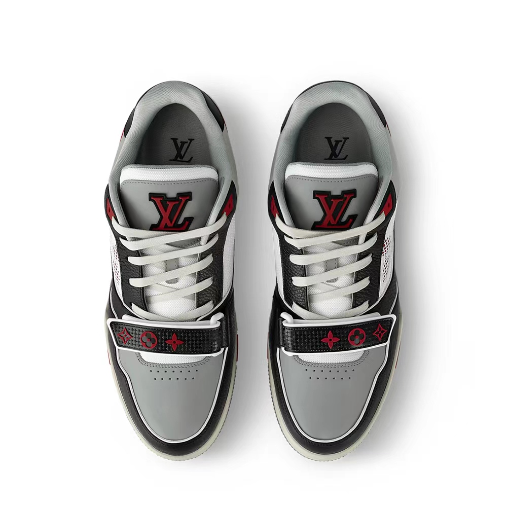 Louis Vuitton LV Trainer sneakers with mesh velcro(Replica)