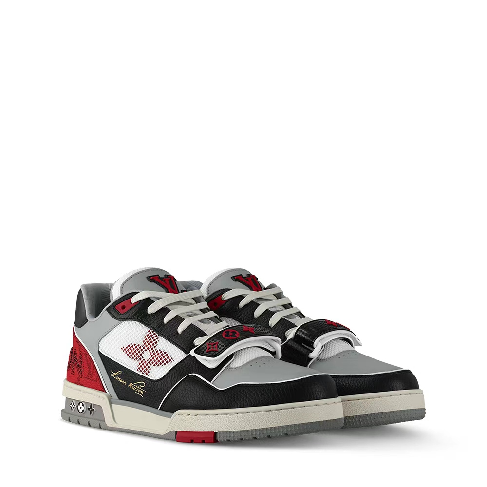 Louis Vuitton LV Trainer sneakers with mesh velcro(Replica)