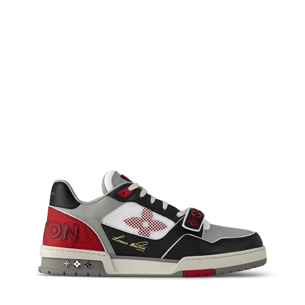 Louis Vuitton LV Trainer sneakers with mesh velcro(Replica)