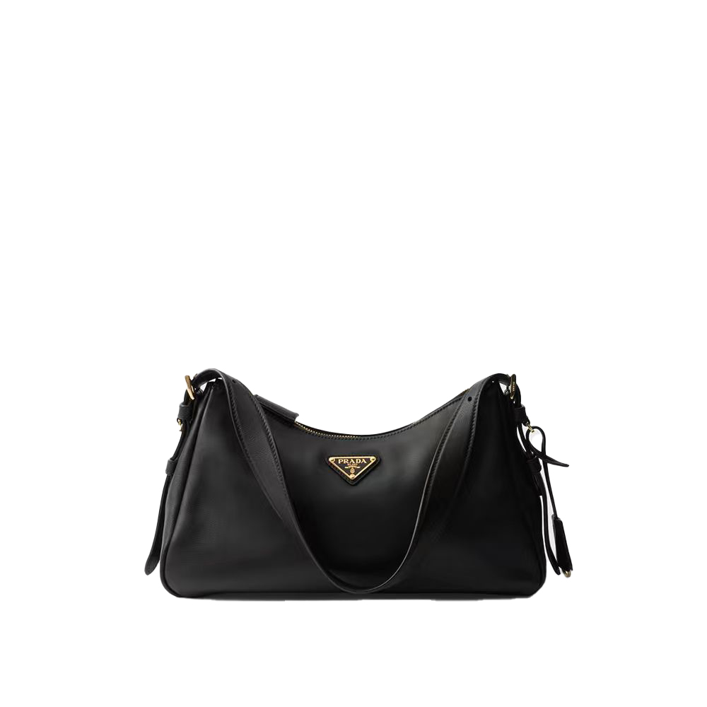 Prada Aimée large leather shoulder bag