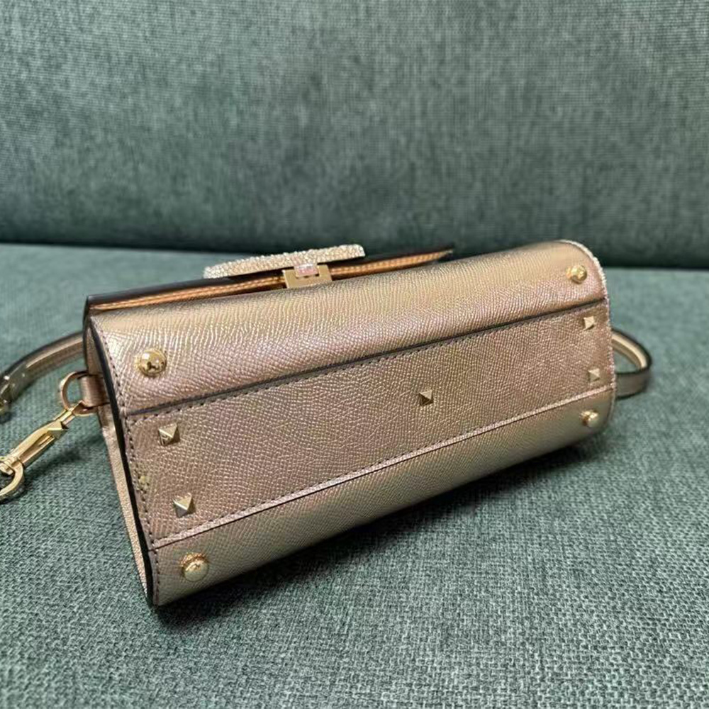 Valentino Small Vsling Handbag With Jewel Embroidery (Replica)