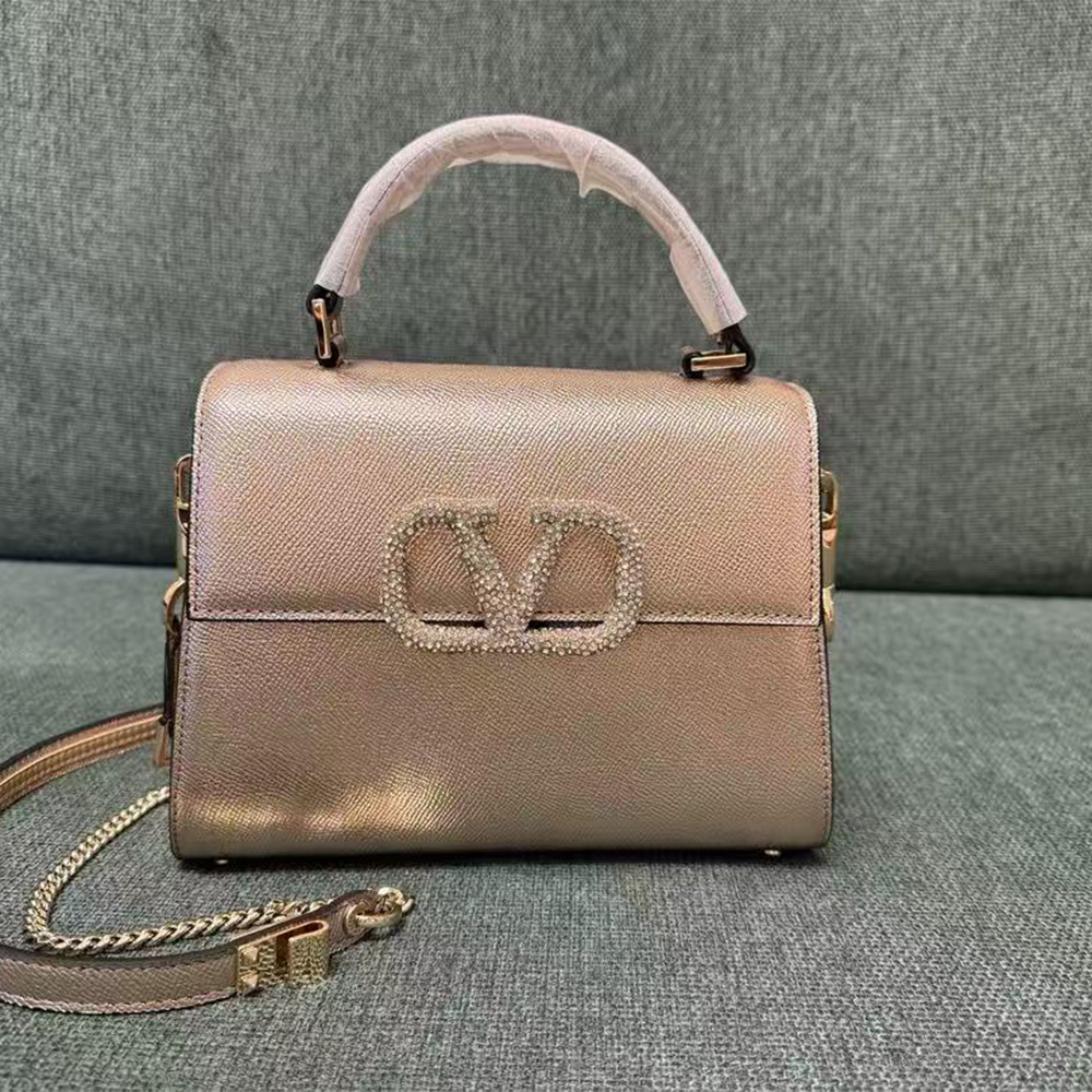 Valentino Small Vsling Handbag With Jewel Embroidery (Replica)