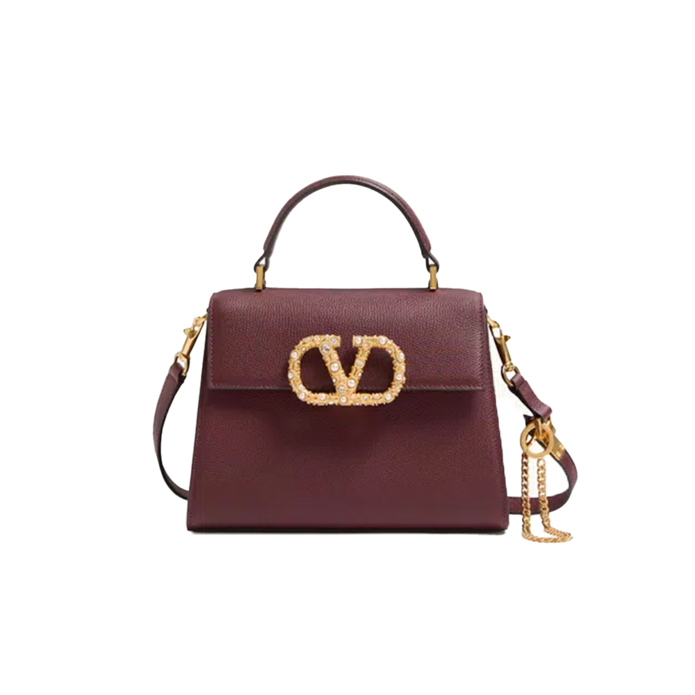 Valentino Small Vsling Handbag With Jewel Embroidery (Replica)