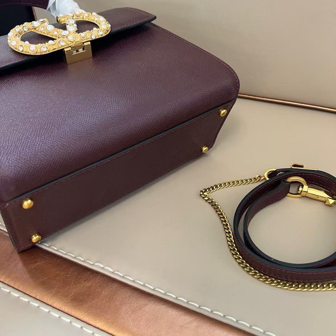 Valentino Small Vsling Handbag With Jewel Embroidery (Replica)