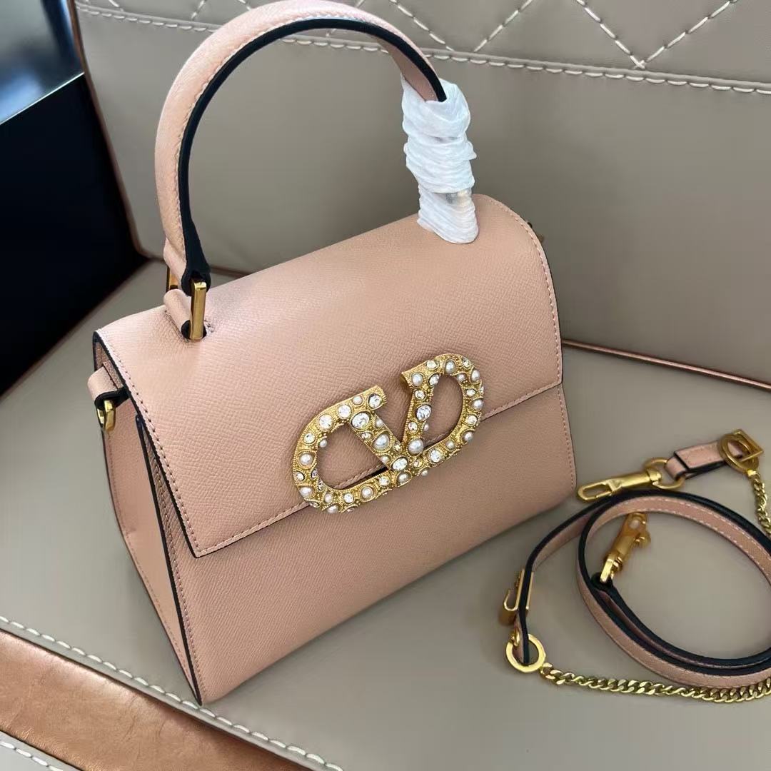 Valentino Small Vsling Handbag With Jewel Embroidery (Replica)