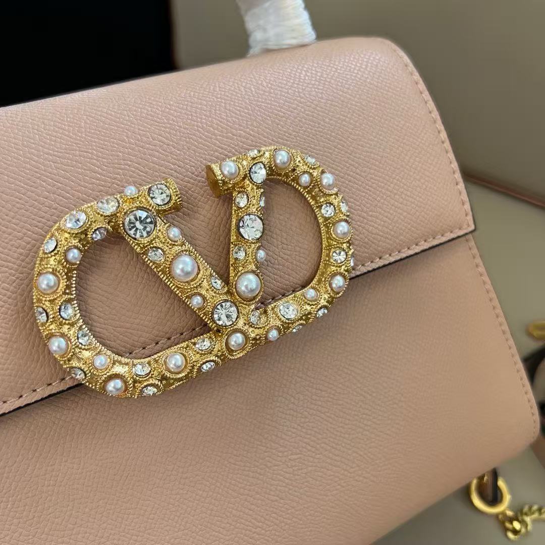 Valentino Small Vsling Handbag With Jewel Embroidery (Replica)