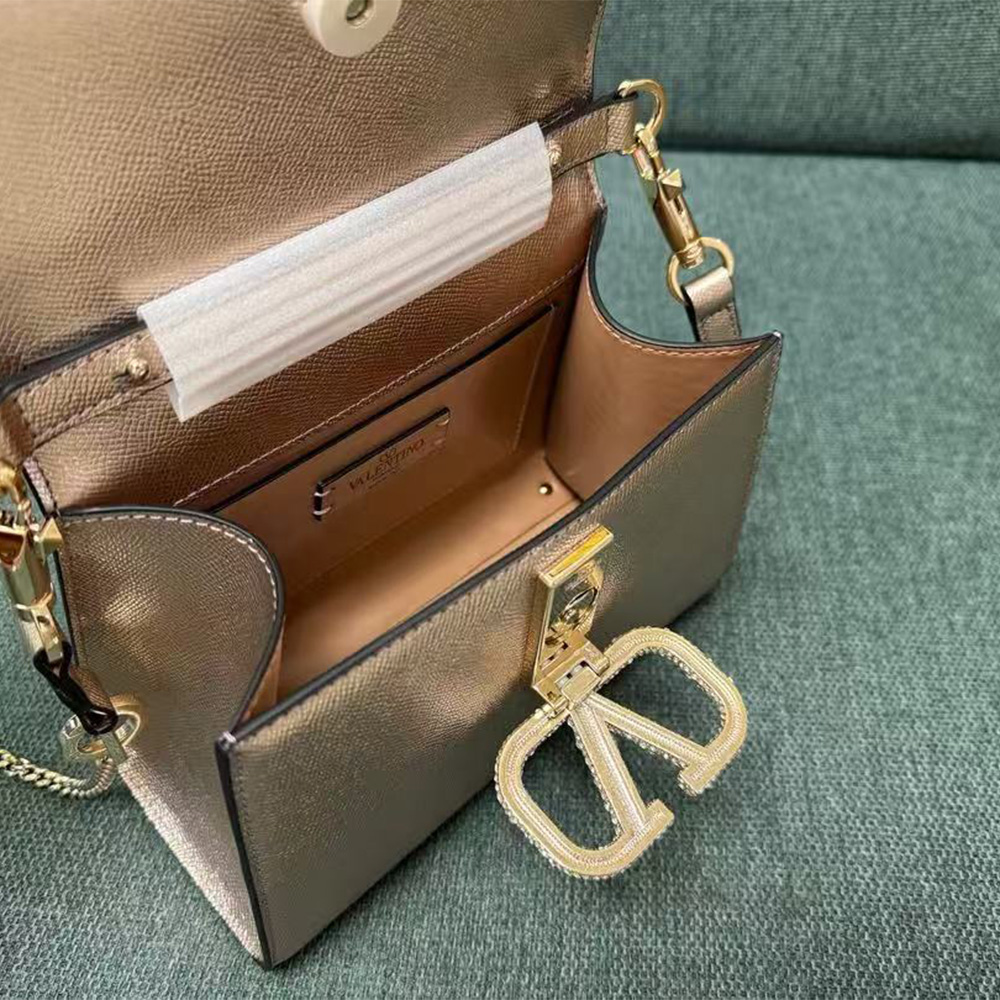 Valentino Small Vsling Handbag With Jewel Embroidery (Replica)