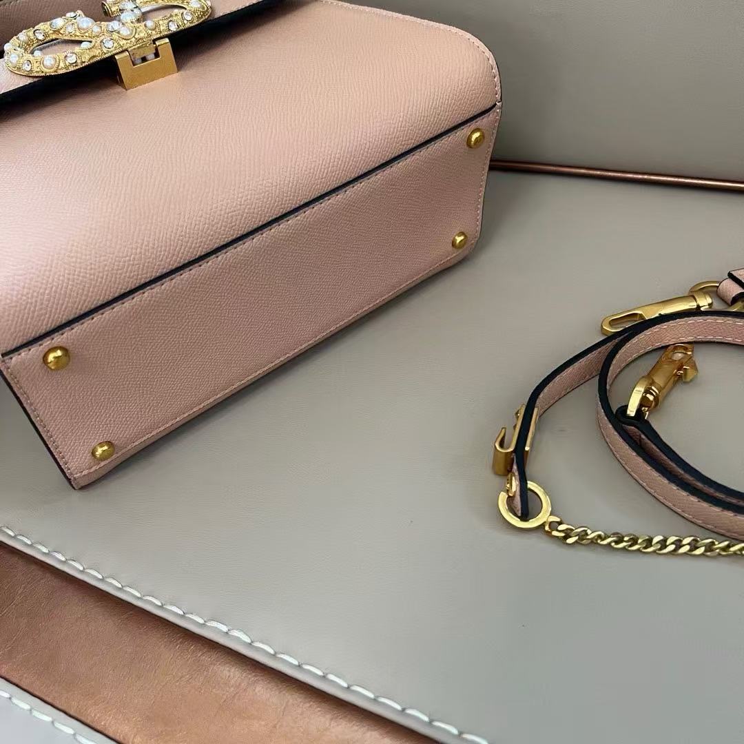 Valentino Small Vsling Handbag With Jewel Embroidery (Replica)