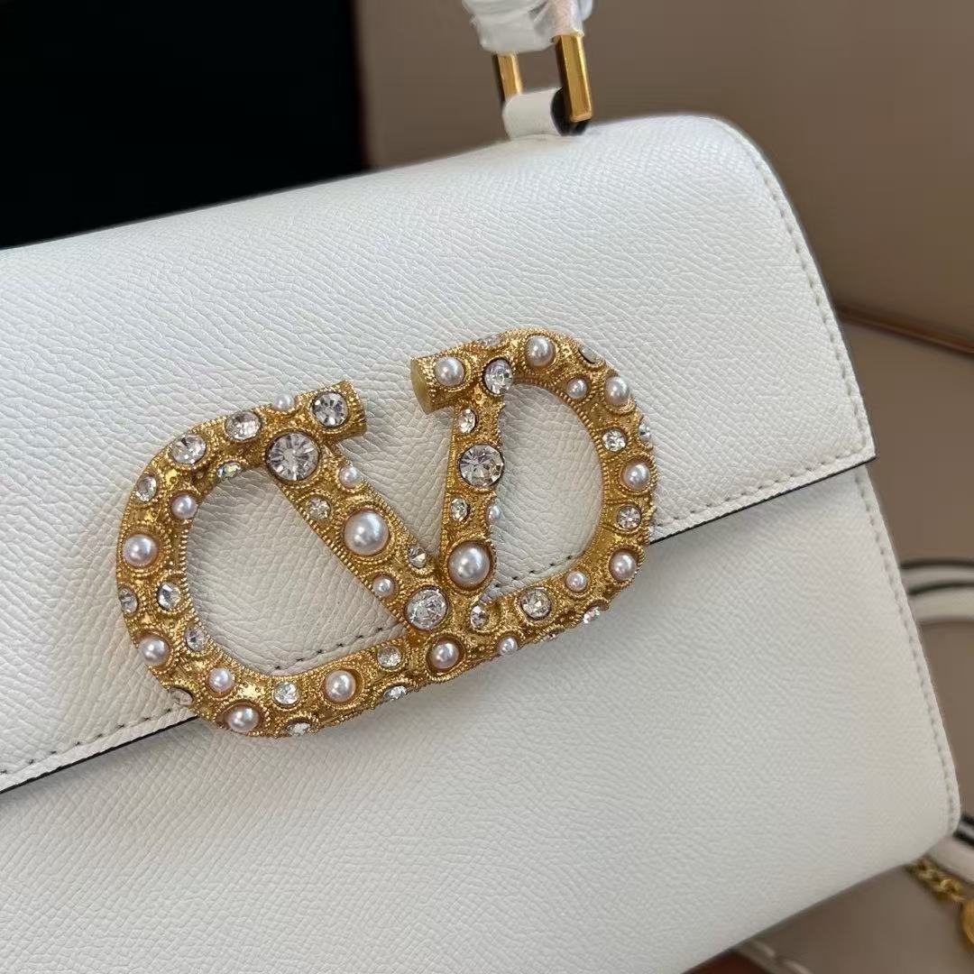 Valentino Small Vsling Handbag With Jewel Embroidery (Replica)