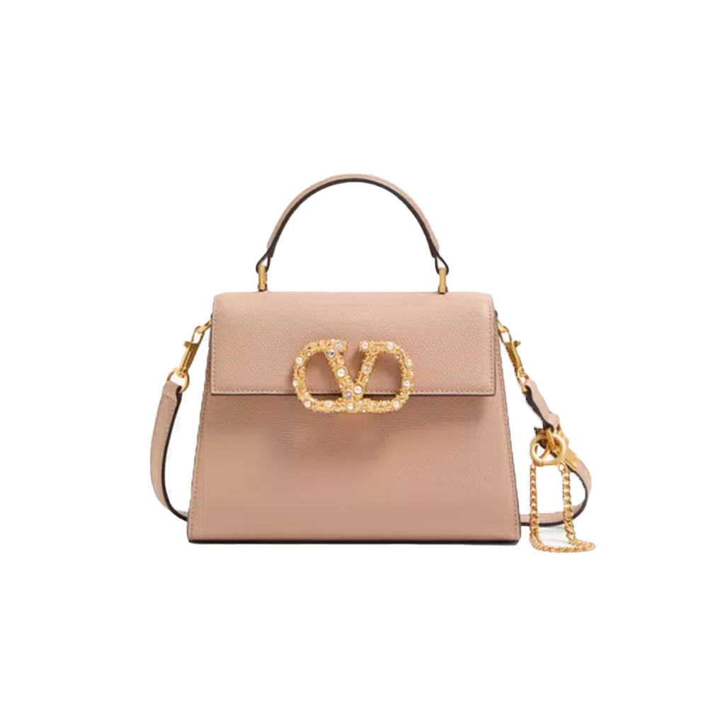 Valentino Small Vsling Handbag With Jewel Embroidery (Replica)