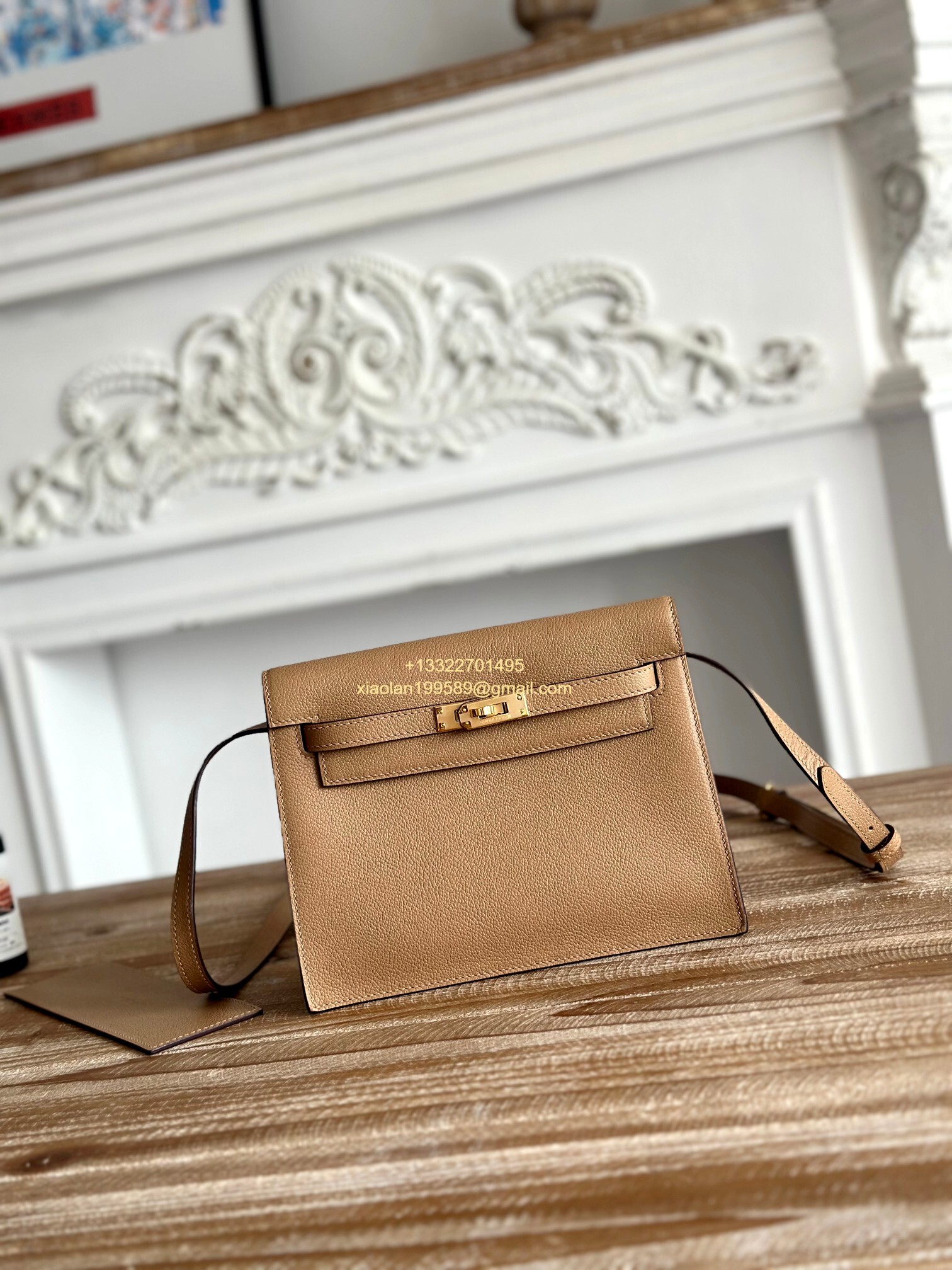 Hermès Swift Kelly Danse Bag in Weimaraner Grey, Fully Handmade High-end Customization. - Jinteng Luxury Collection bags