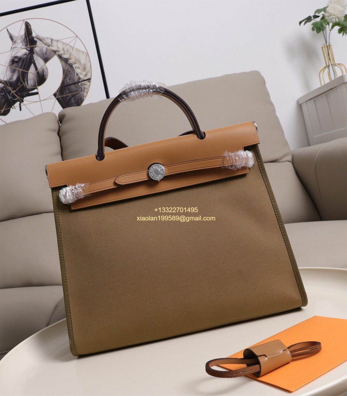 Hermès Herbag Zip 31 Bag, Original Custom Stainless Steel Hardware, French Factory Leather, Imported Double-layer High-dimensional Waterproof Canvas Material. - Jinteng Luxury Collection bags