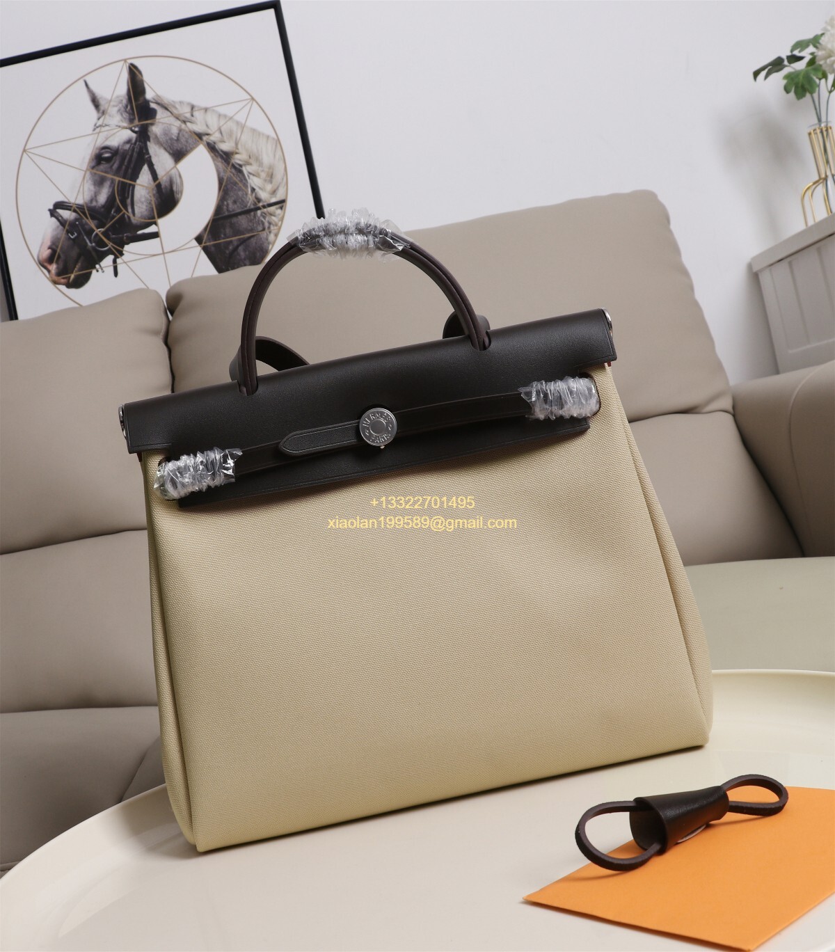 Hermès Herbag Zip 31 Bag, Original Custom Stainless Steel Hardware, French Factory Leather, Imported Double-layer High-dimensional Waterproof Canvas Material. - Jinteng Luxury Collection bags