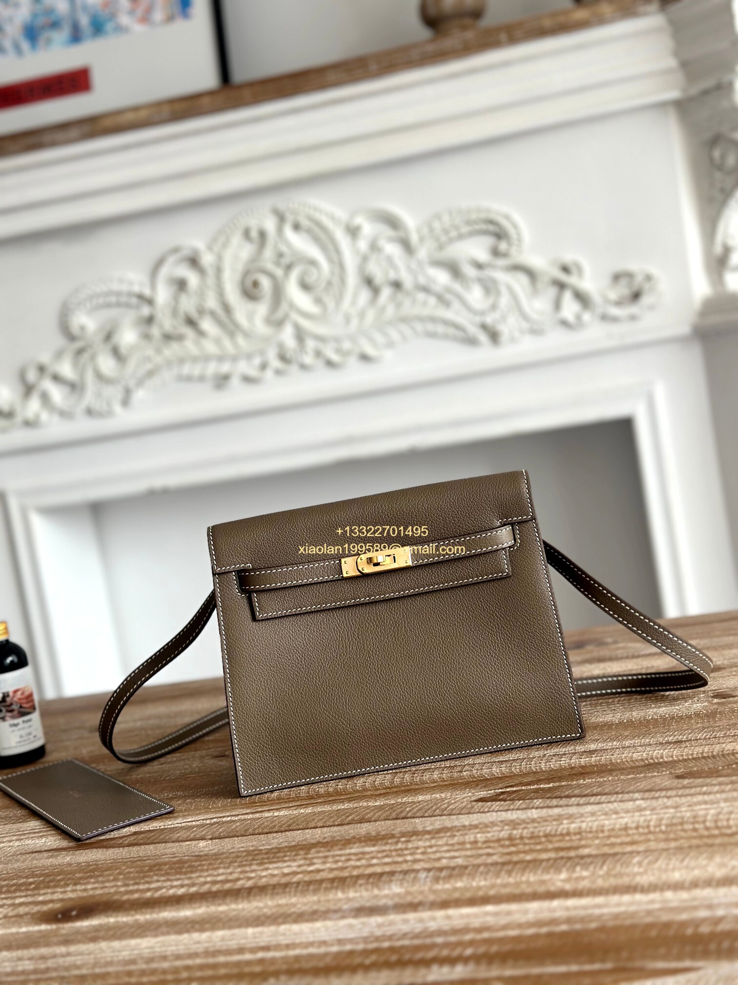 Hermès Swift Kelly Danse Bag in Elephant Grey, Fully Handmade High-end Customization. - Jinteng Luxury Collection bags