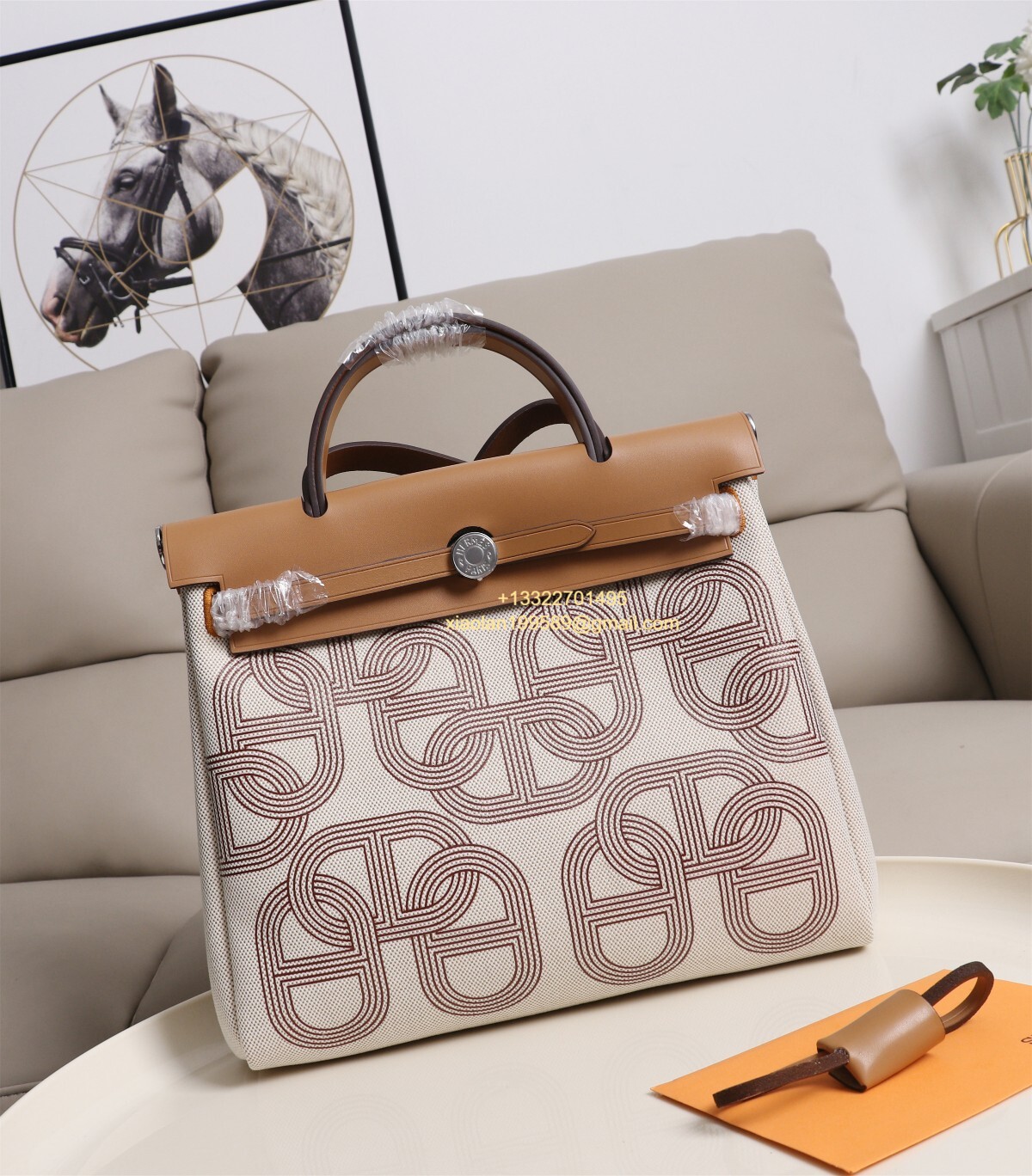 Hermès Herbag Zip 31 Bag, Original Custom Stainless Steel Hardware, French Factory Leather, Imported Double-layer High-dimensional Waterproof Canvas Material. - Jinteng Luxury Collection bags