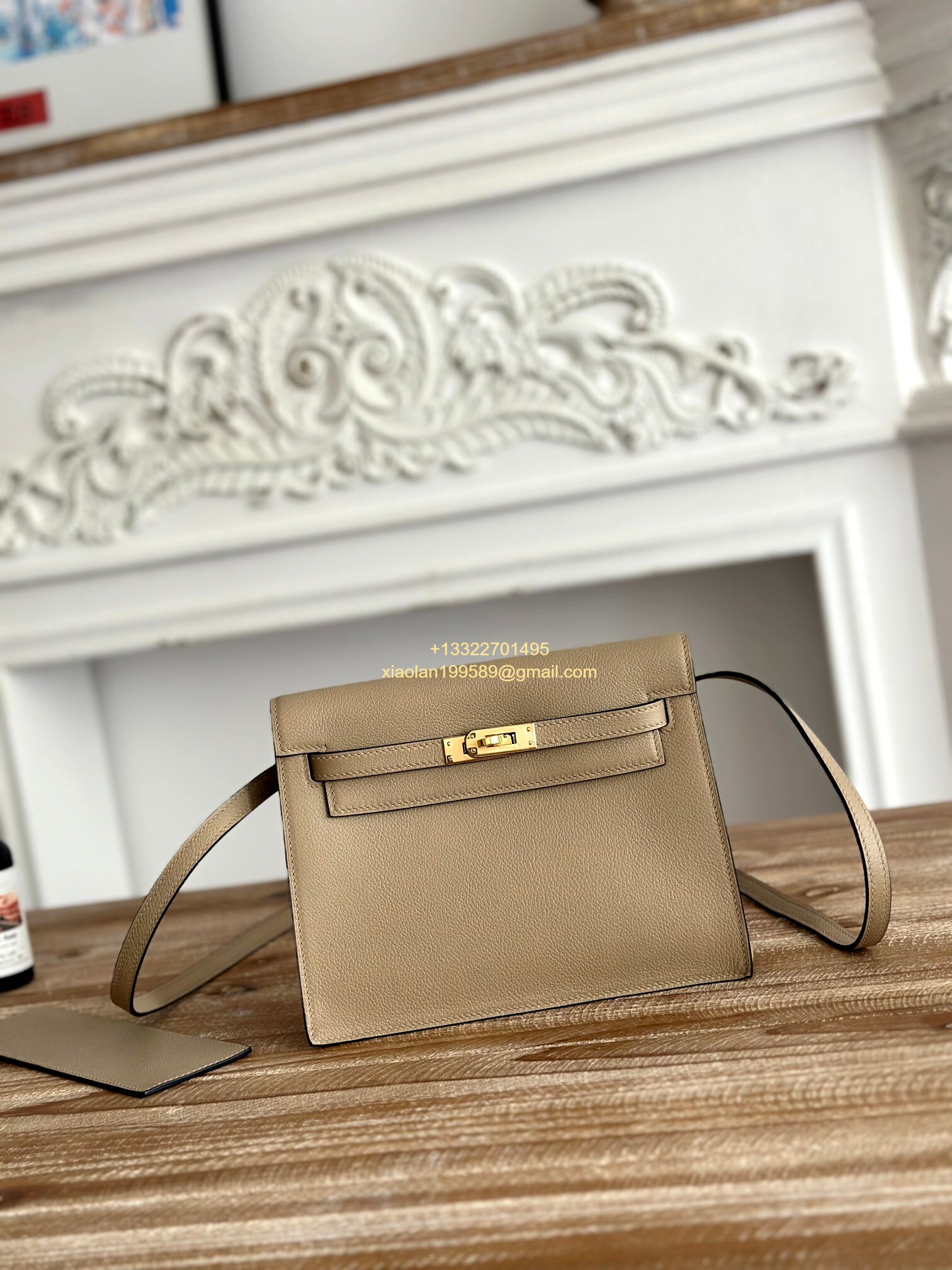 Hermès Swift Kelly Danse Bag in Milk Tea, Fully Handmade High-end Customization. - Jinteng Luxury Collection bags