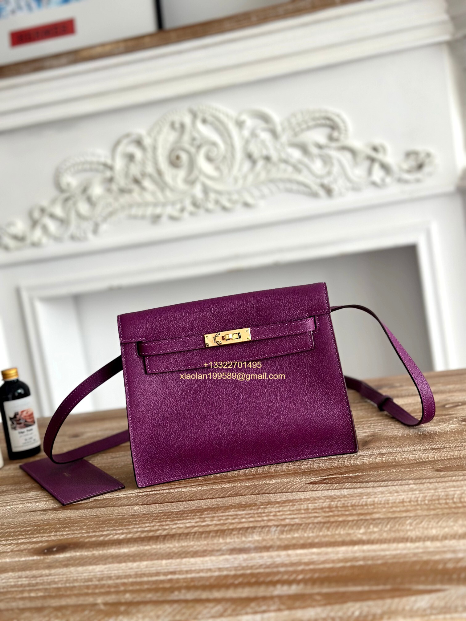 Hermès Swift Kelly Danse Bag in Aster Purple, Fully Handmade High-end Customization. - Jinteng Luxury Collection bags