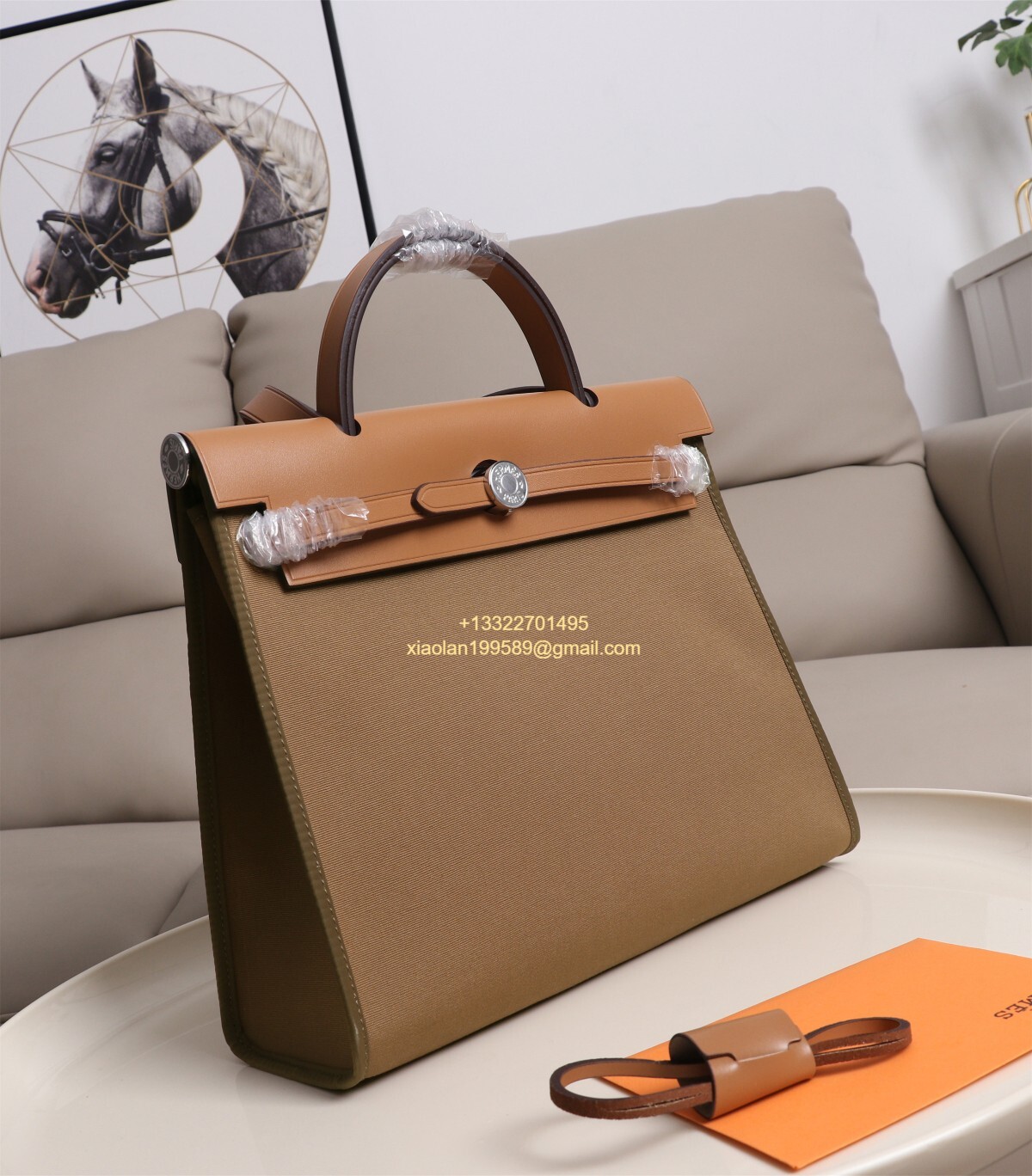 Hermès Herbag Zip 31 Bag, Original Custom Stainless Steel Hardware, French Factory Leather, Imported Double-layer High-dimensional Waterproof Canvas Material. - Jinteng Luxury Collection bags