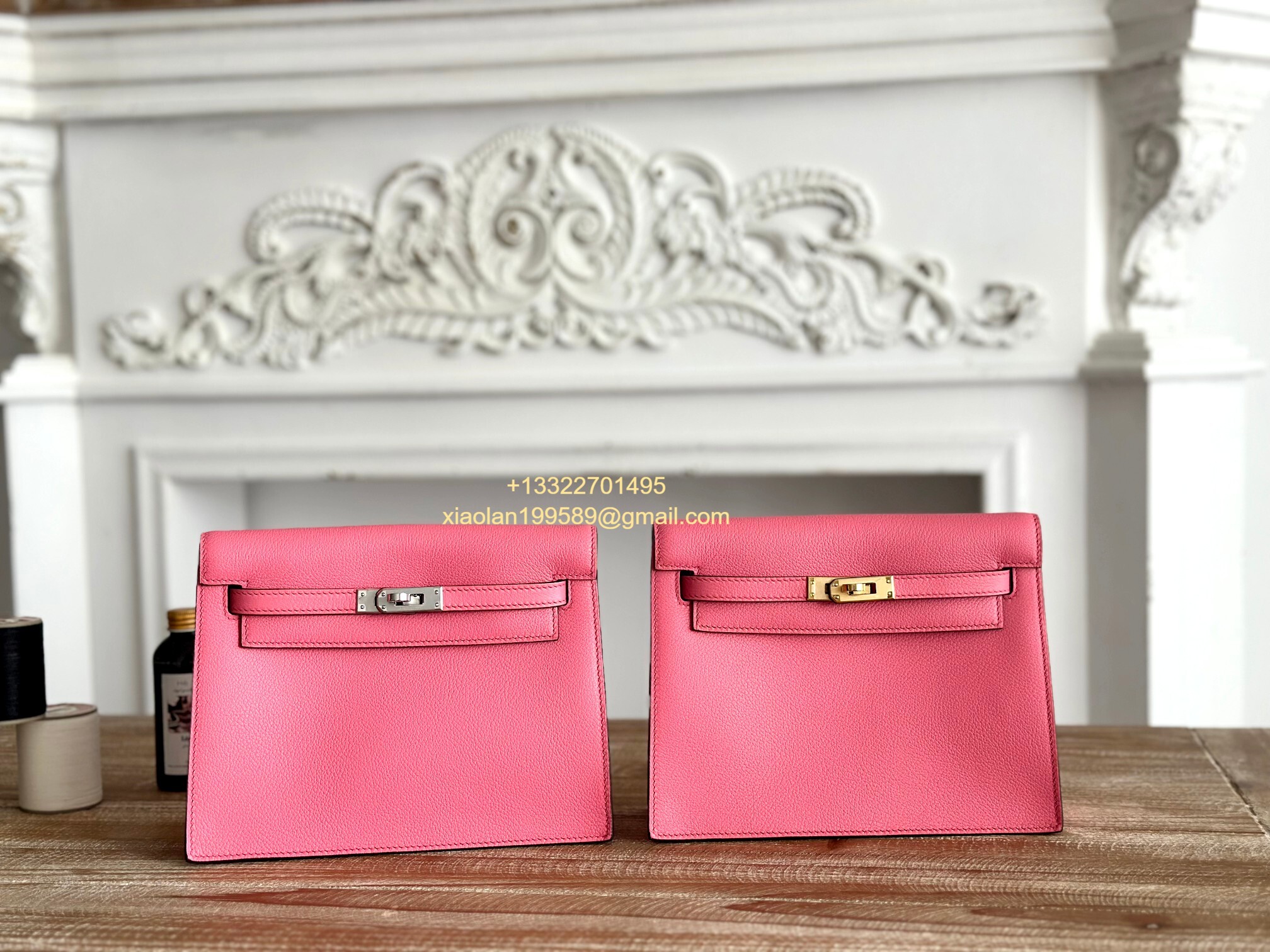 Hermès Swift Kelly Danse Bag in Milky Pink, Fully Handmade High-end Customization. - Jinteng Luxury Collection bags