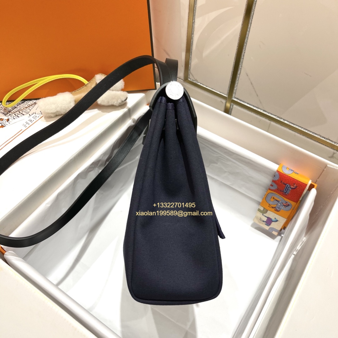 Hermès Herbag Zip 31 Bag, Original Custom Stainless Steel Hardware, French Factory Leather, Imported Double-layer High-dimensional Waterproof Canvas Material. - Jinteng Luxury Collection bags