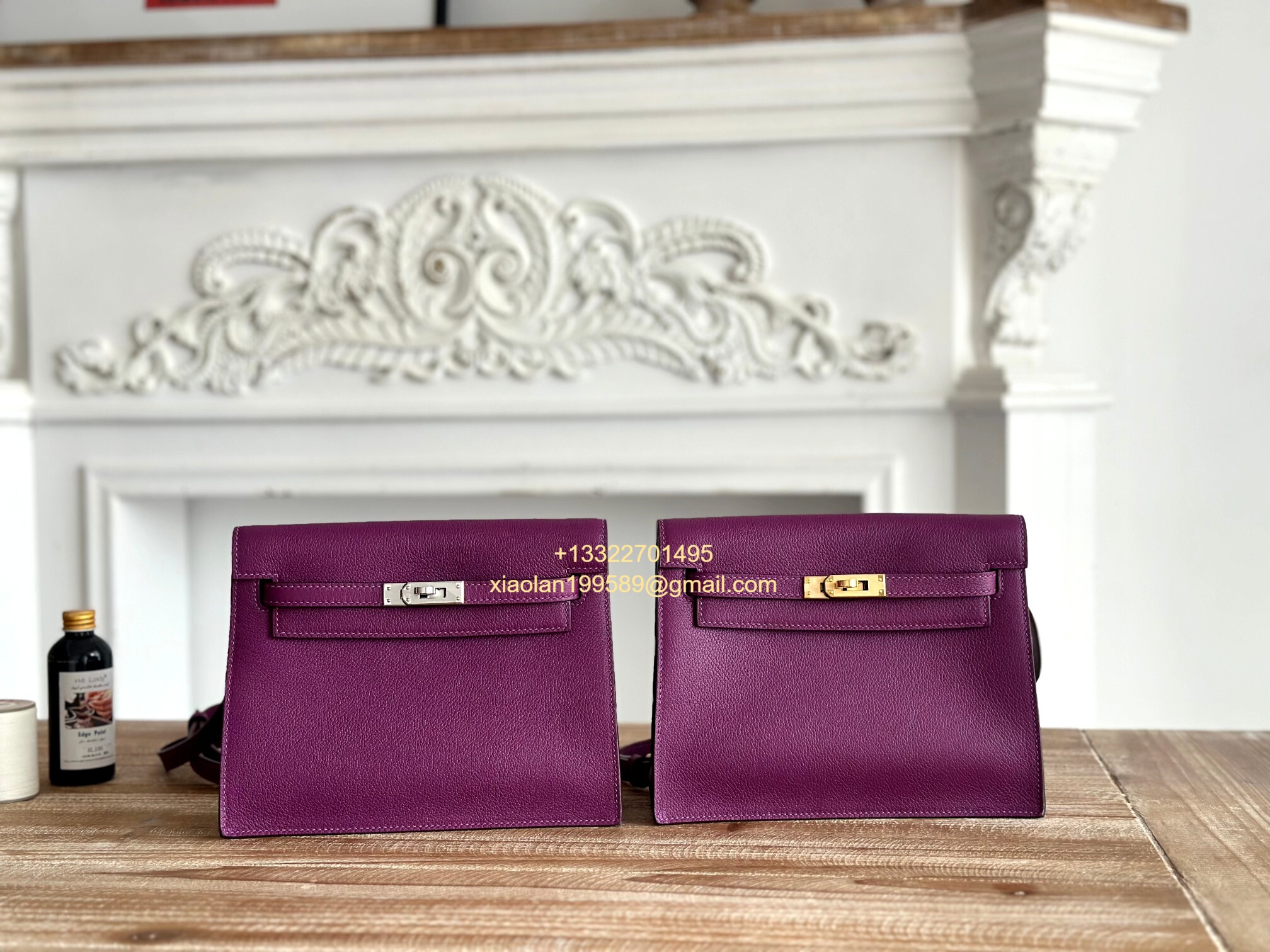 Hermès Swift Kelly Danse Bag in Aster Purple, Fully Handmade High-end Customization. - Jinteng Luxury Collection bags