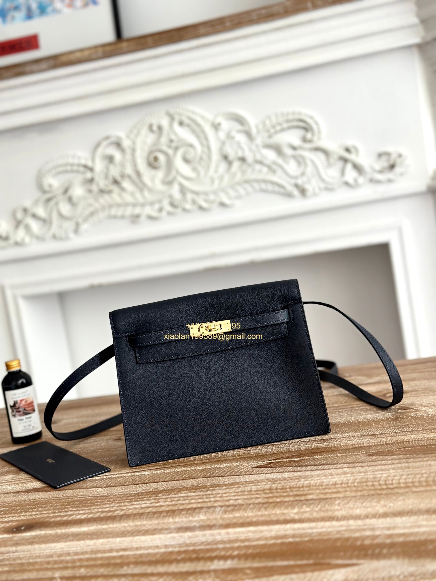 Hermès Swift Kelly Danse Bag in Black, Fully Handmade High-end Customization. - Jinteng Luxury Collection bags