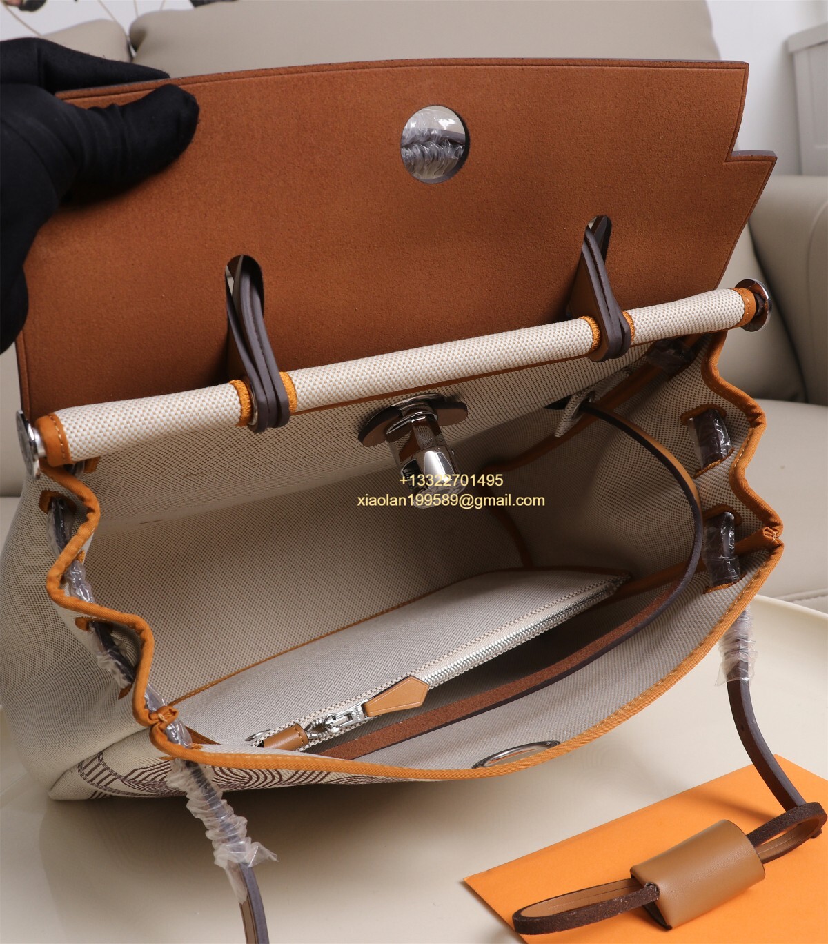 Hermès Herbag Zip 31 Bag, Original Custom Stainless Steel Hardware, French Factory Leather, Imported Double-layer High-dimensional Waterproof Canvas Material. - Jinteng Luxury Collection bags