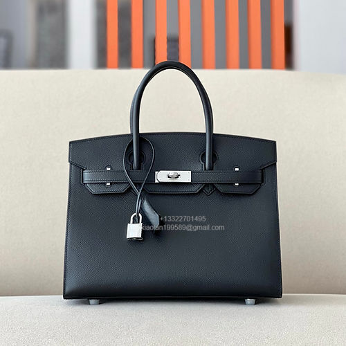 Hermès Birkin 25/30/35cm, handcrafted with imported French Epsom leather – Black - Jinteng Luxury Collection bags