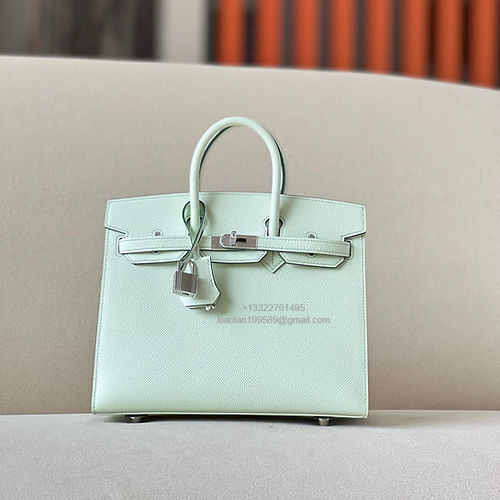 Hermès Birkin 25/30/35cm, handcrafted with imported French Epsom leather – Bubble Green - Jinteng Luxury Collection bags