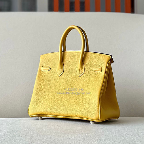 Hermès Birkin 25/30/35cm, handcrafted with togo leather –Amber Yellow - Jinteng Luxury Collection bags